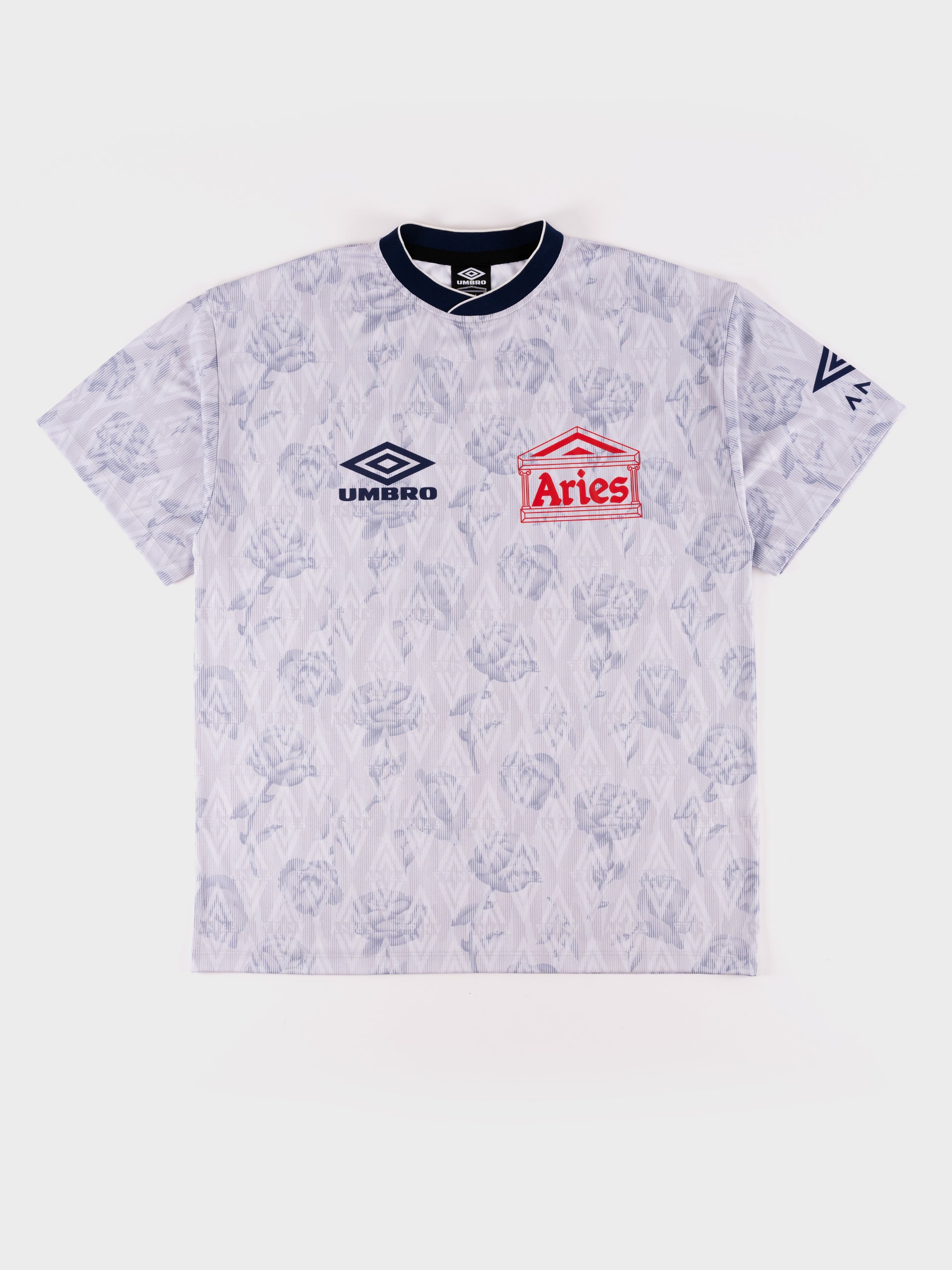 Aries x Umbro White Roses SS Football Jersey - White