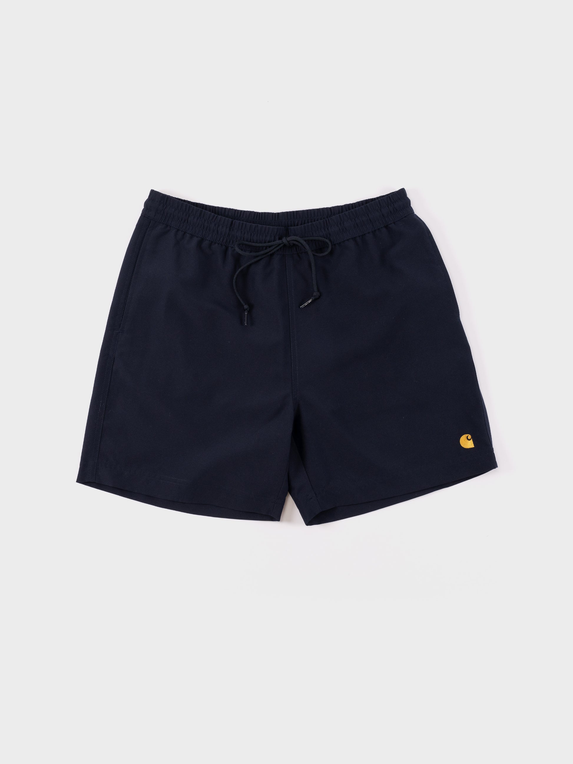 Carhartt Chase Swim Shorts - Dark Navy/Gold