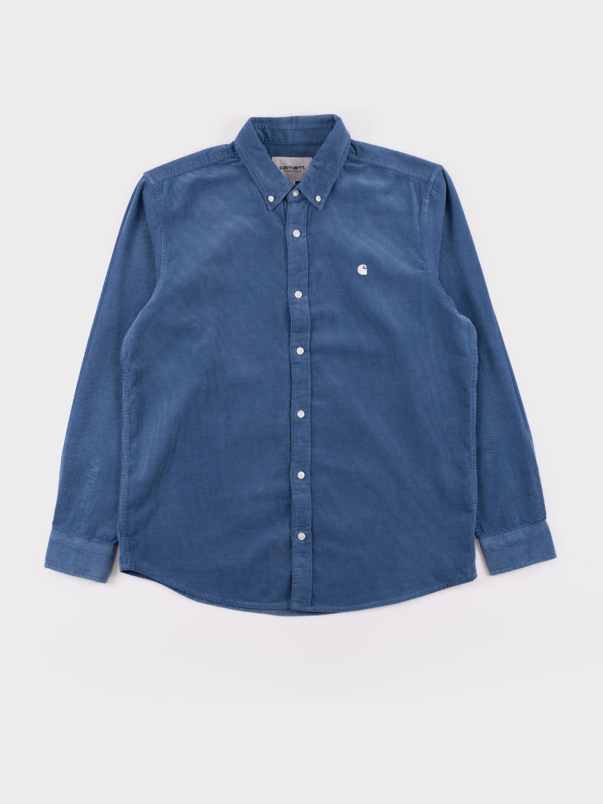 Carhartt LS Madison Fine Cord Shirt - Sorrent/Wax