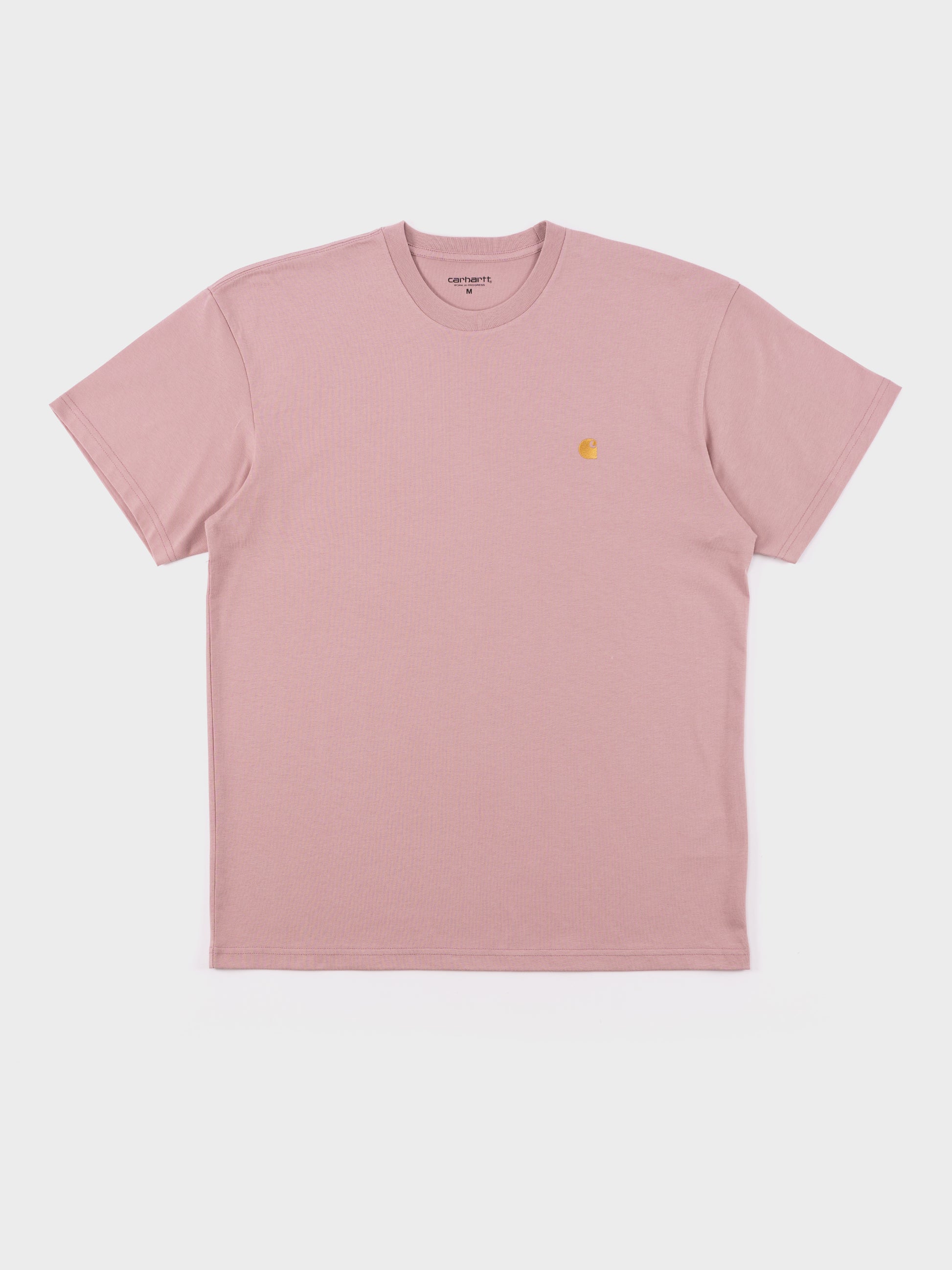 Carhartt SS Chase T Shirt - Glassy Pink/Gold