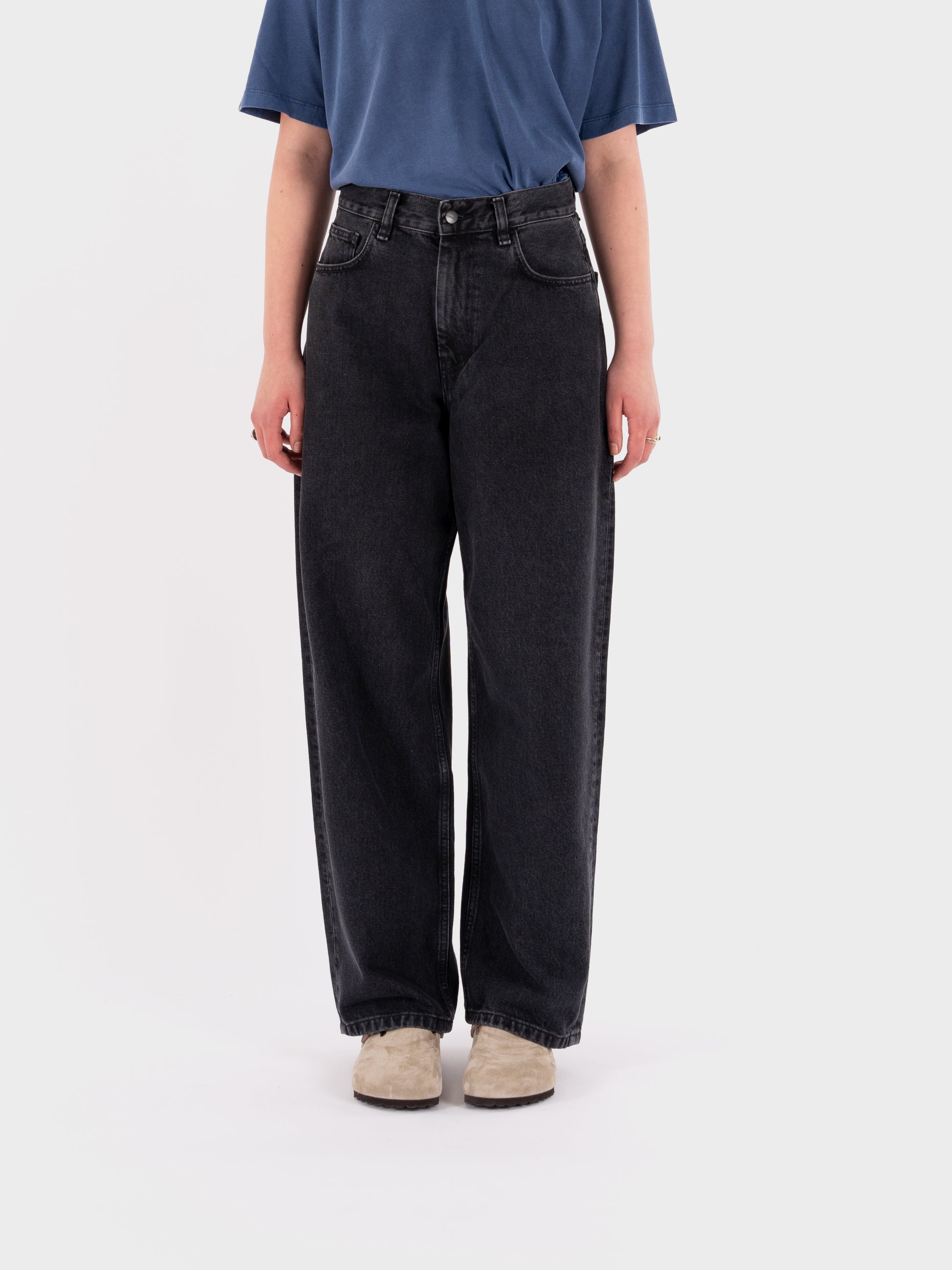 Carhartt W' Brandon Pant - Black Stone Washed