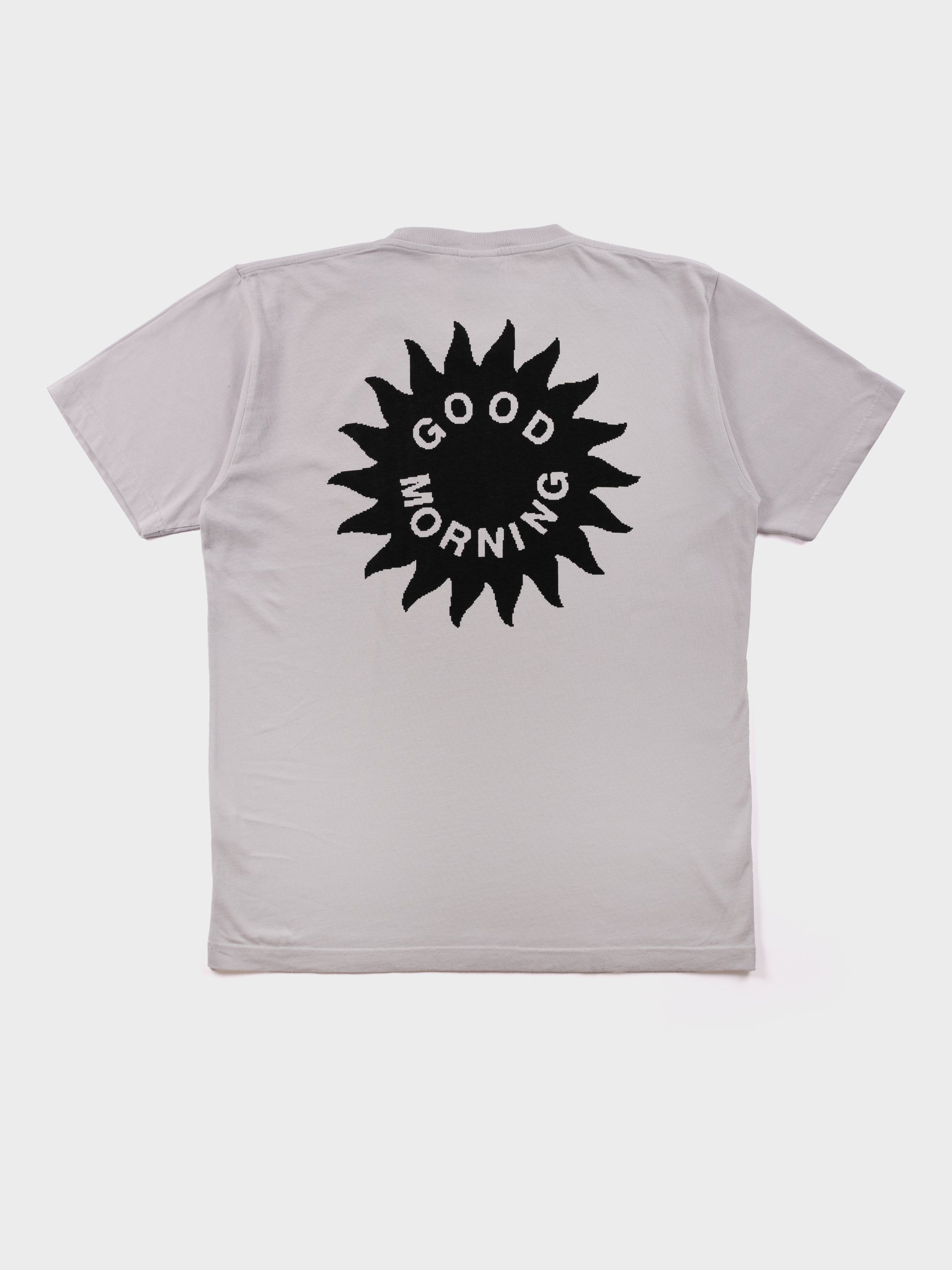 Good Morning Tapes Sun Logo SS T-Shirt - Stone