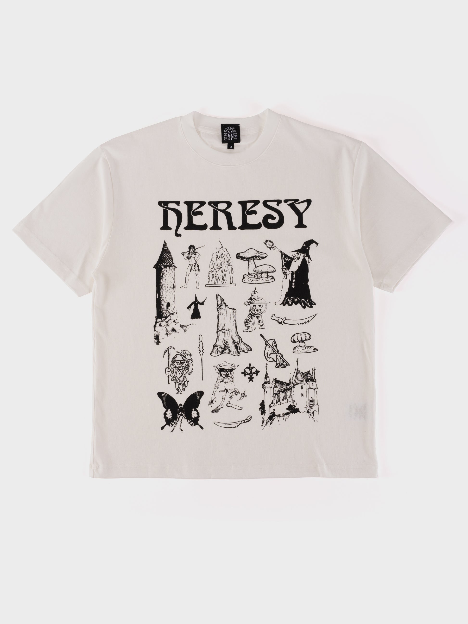 Heresy Enthusiast T Shirt - Ecru