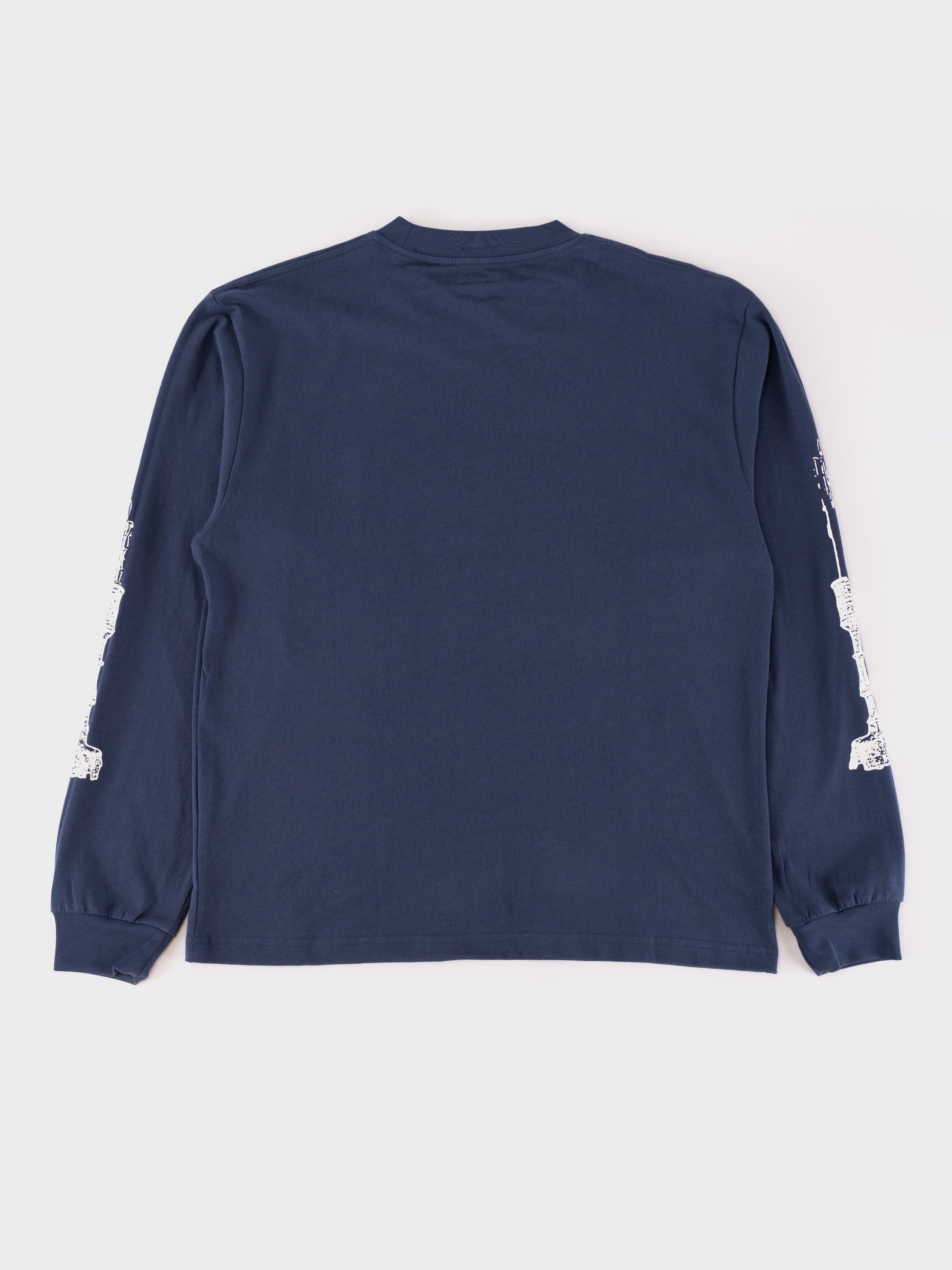 Heresy Moss & Iron L/S T Shirt - Navy