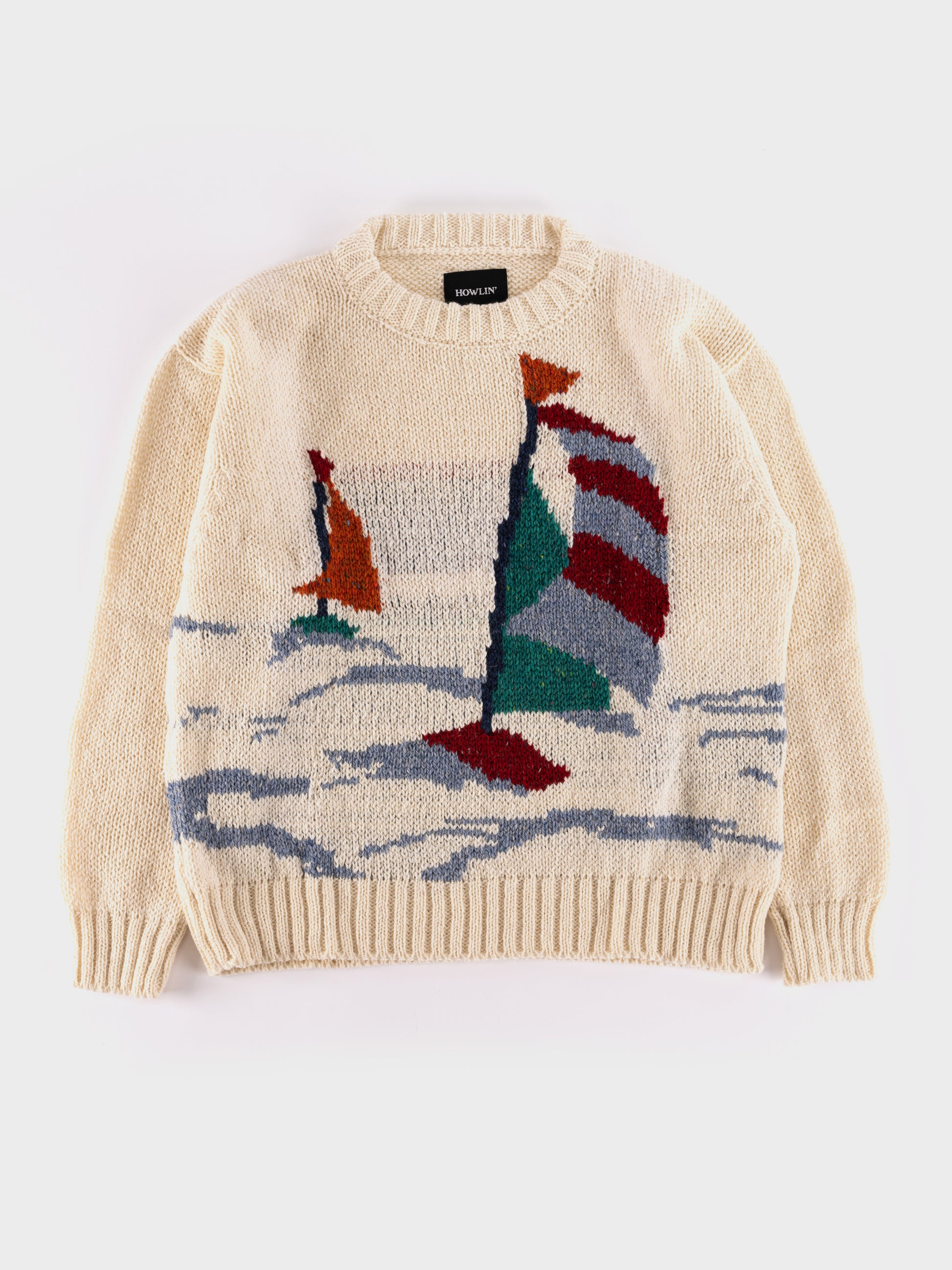 Howlin' Far Gone Sailing Knit - Ecru