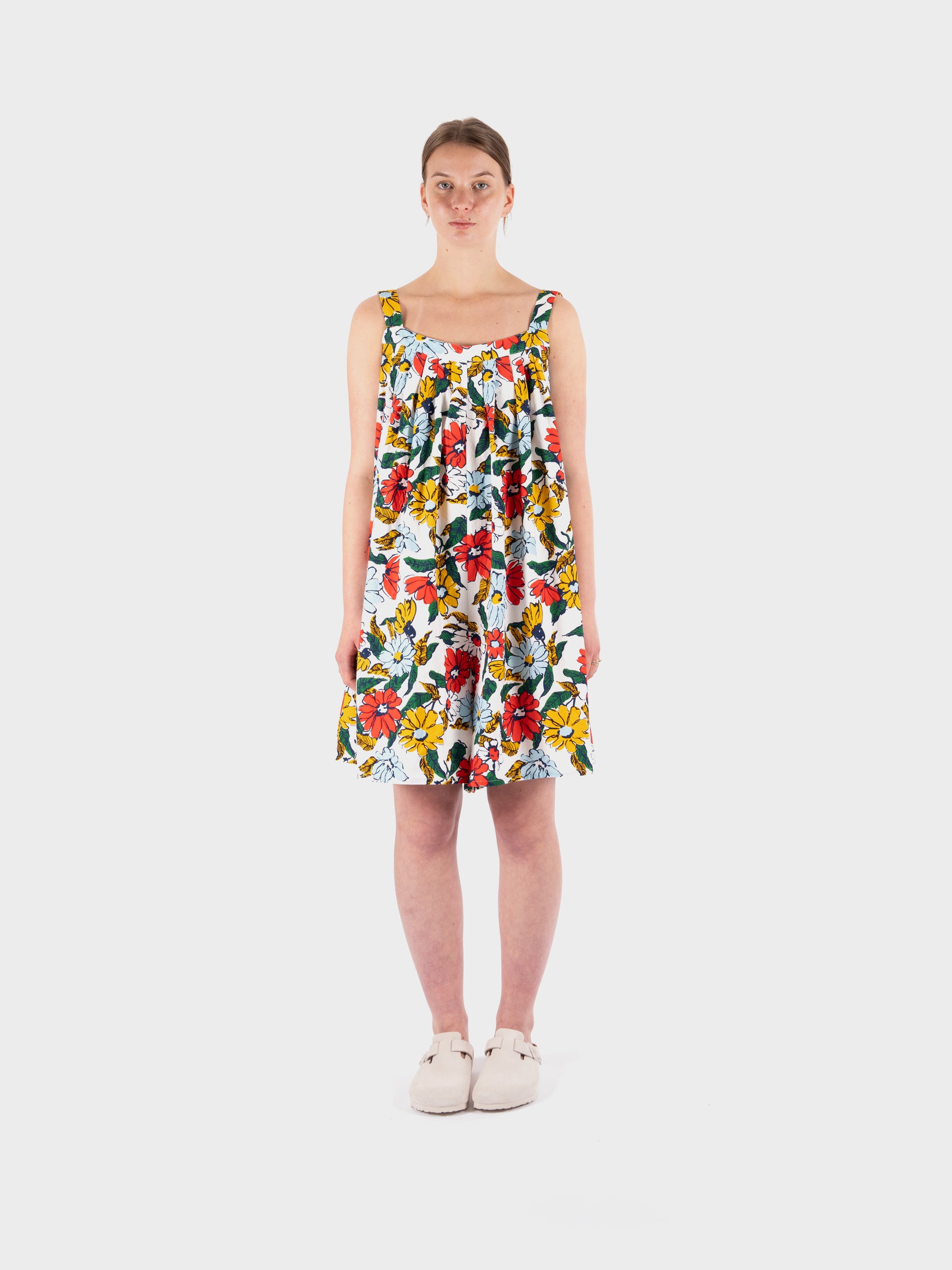 L.F Markey Basic Cotton Romper - Cosmos Floral