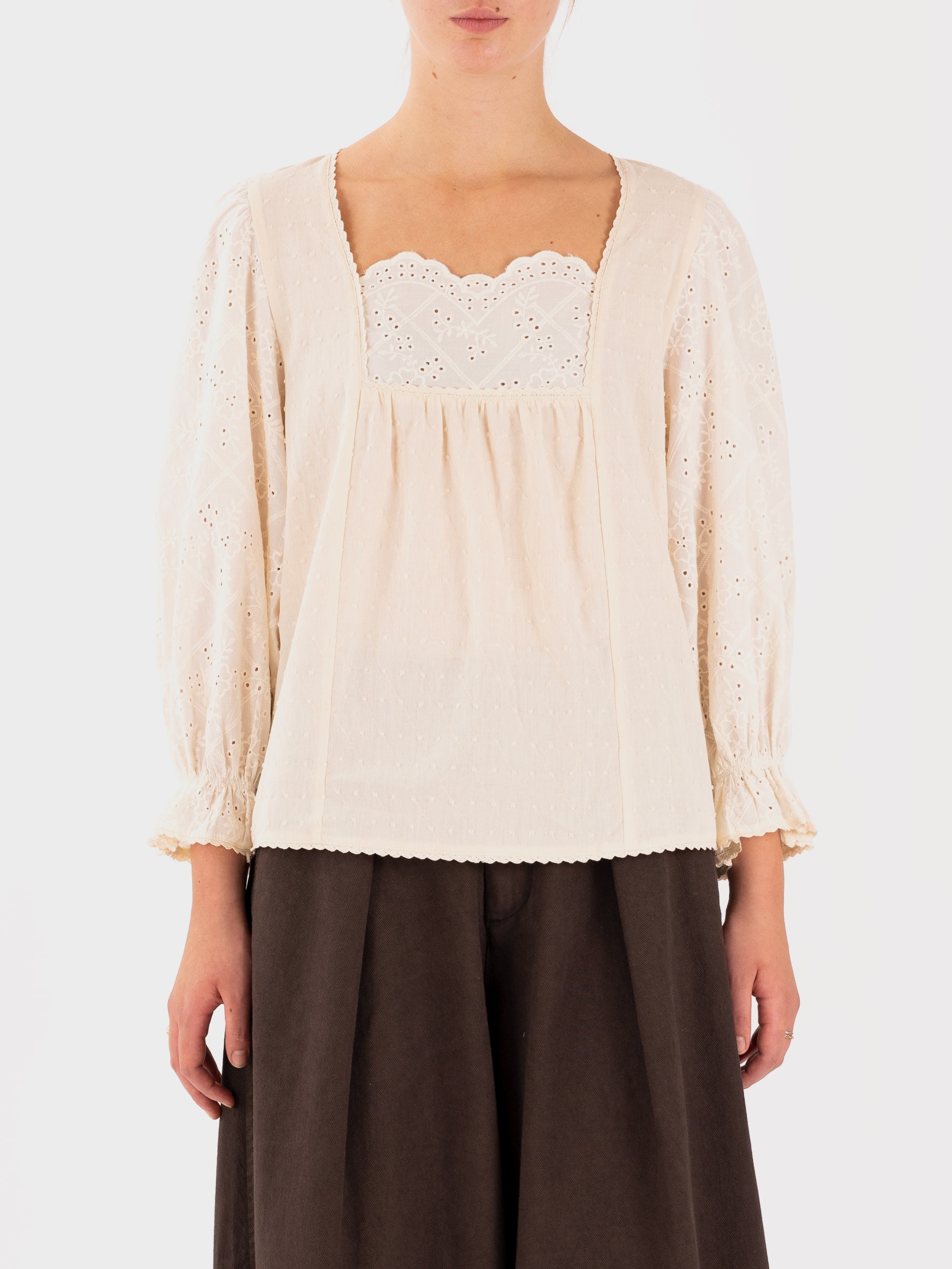 Meadows Zinfin Top - Cream