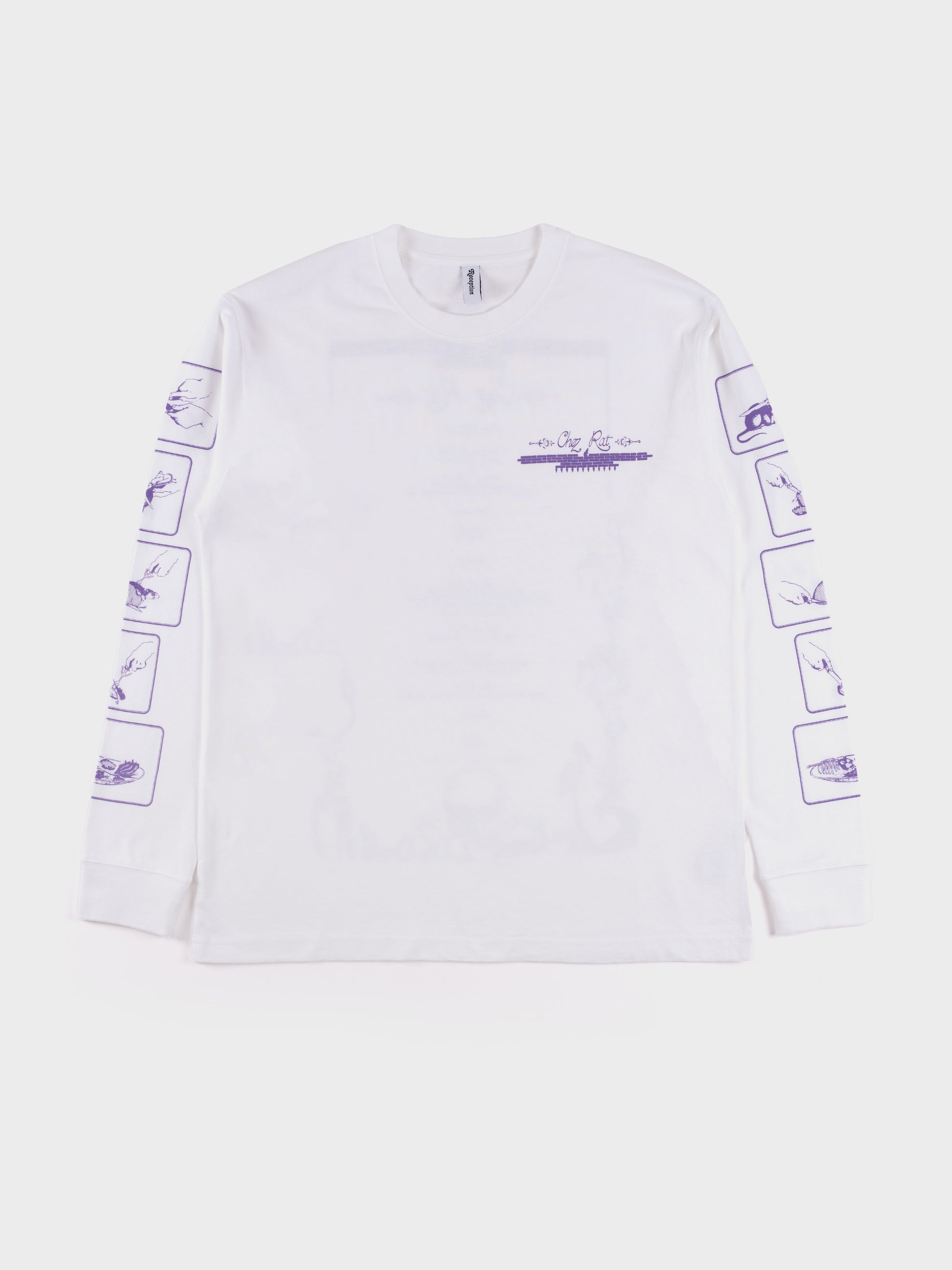 Reception Chez Rat LS T Shirt - White