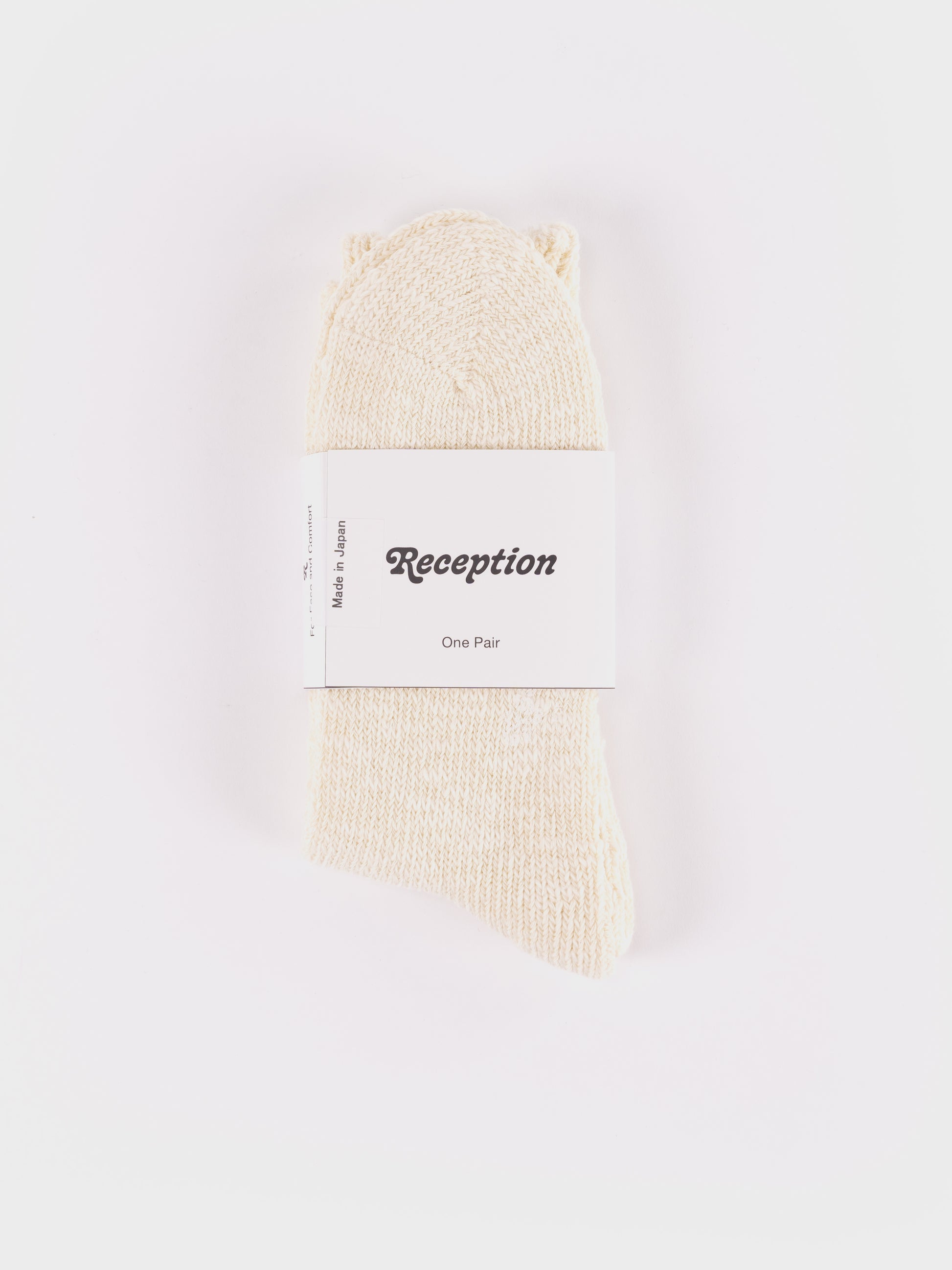 Reception Socks - Butter White
