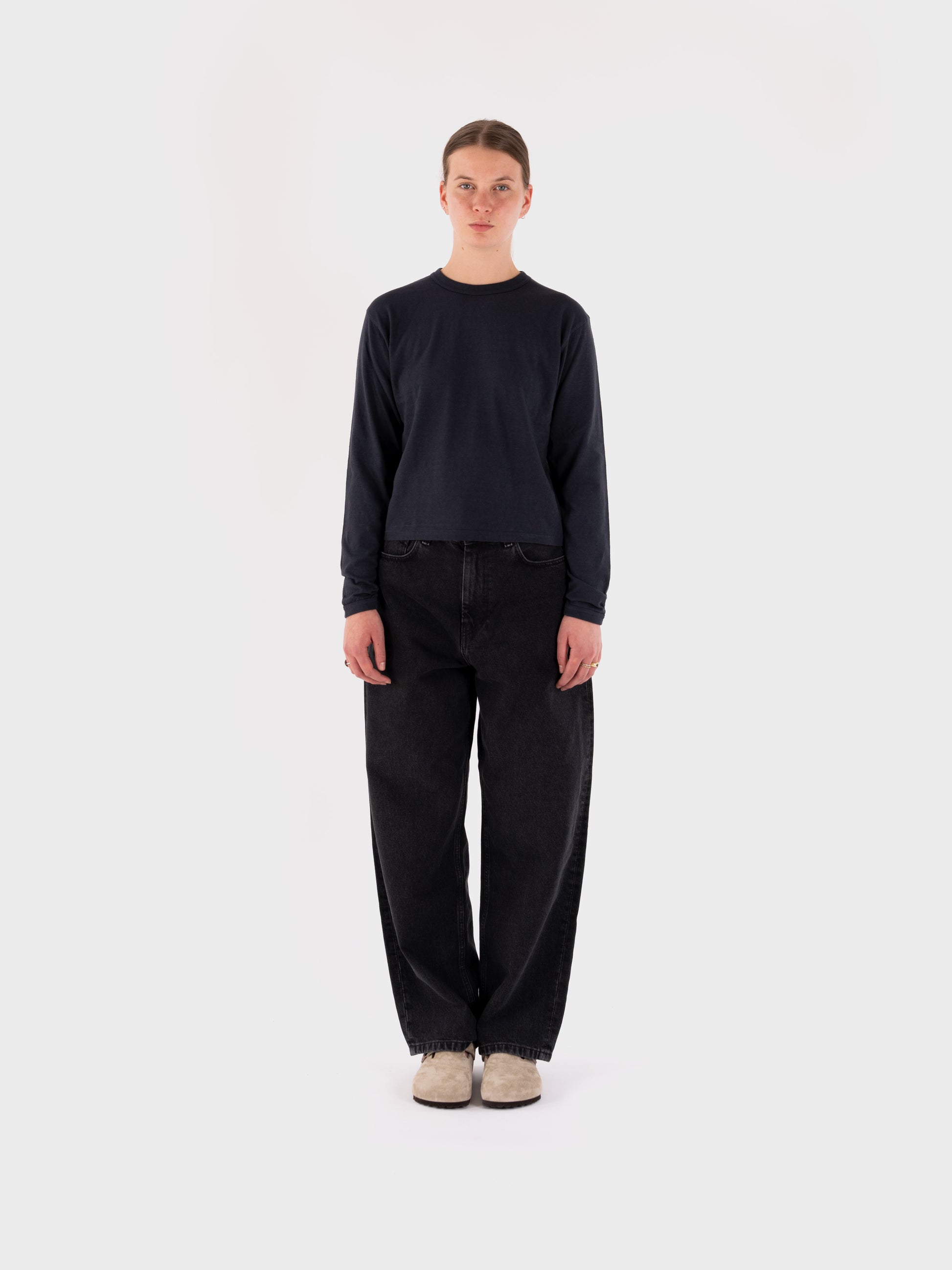 Sunray Spirit Hi'Aka LS T-Shirt - Blue Graphite