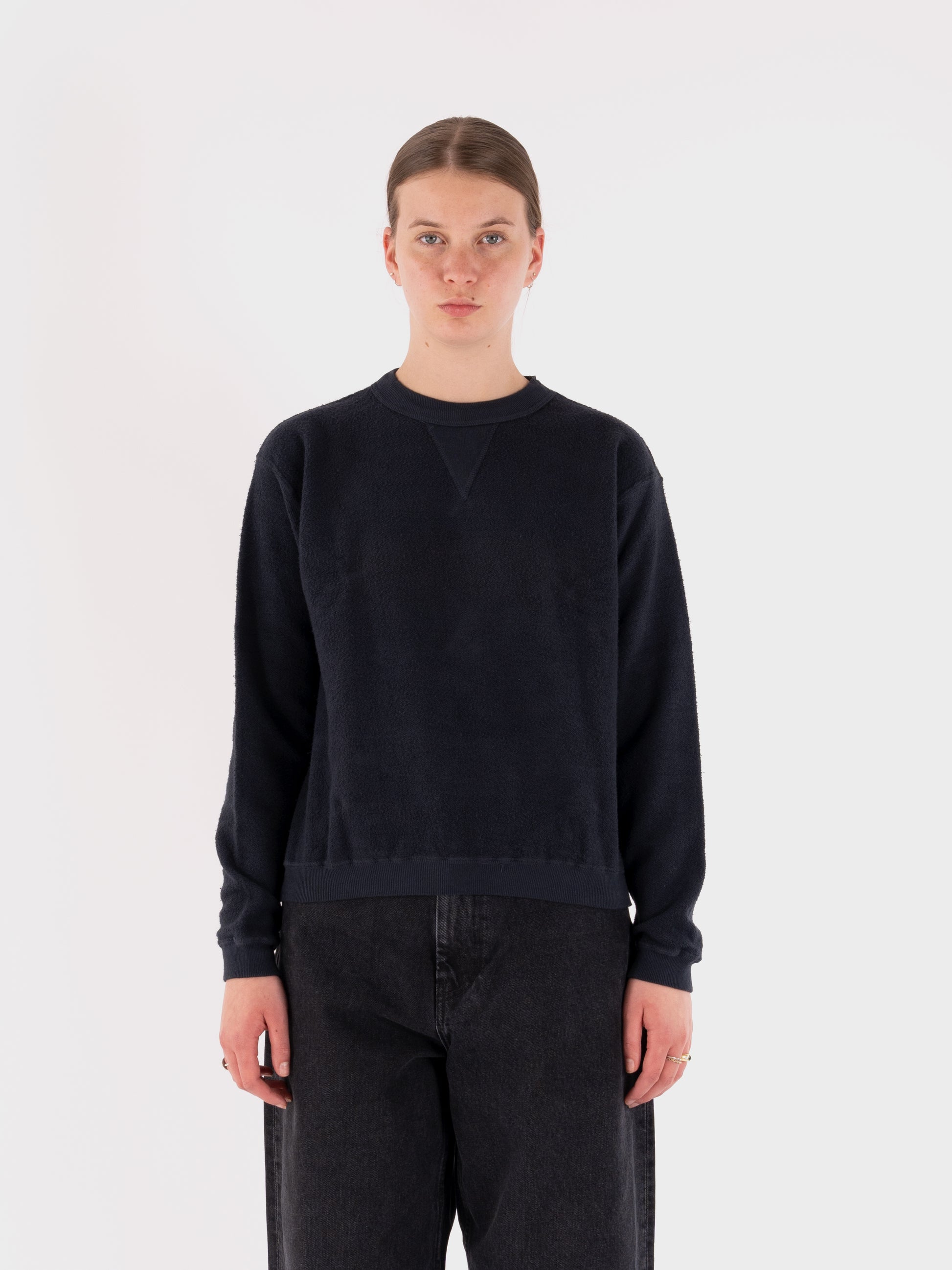 Sunray Spirit Hina Brushed Fleece Sweatshirt - Blue Graphite