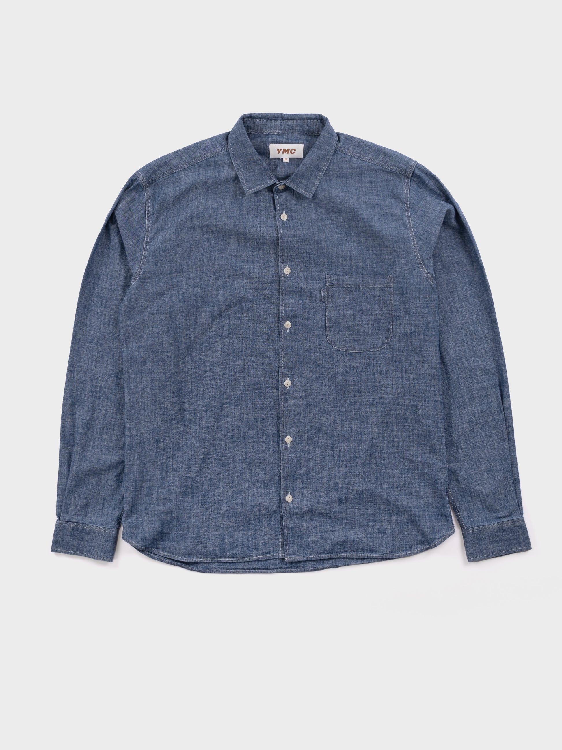 YMC Curtis Shirt - Light Indigo