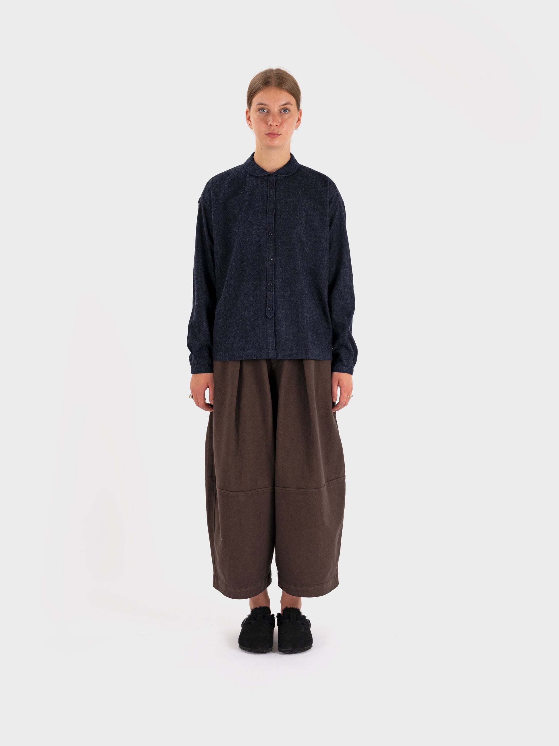 YMC LS Marianne Shirt - Indigo