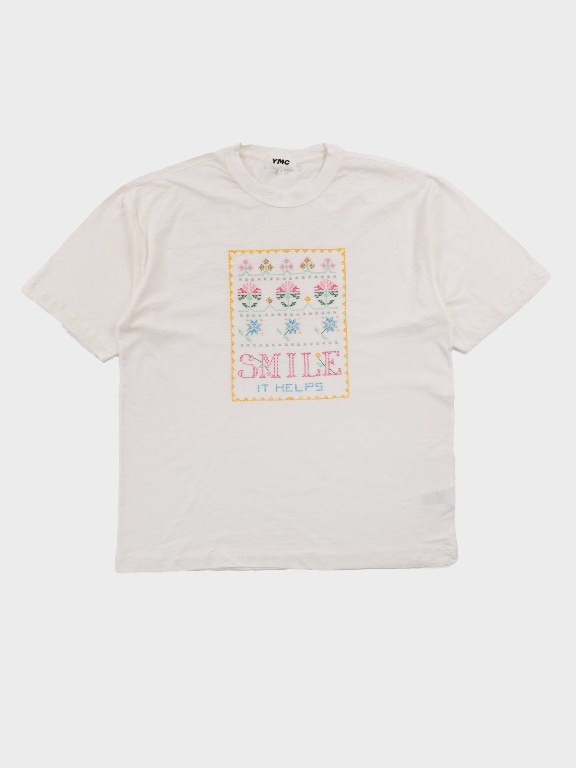 YMC Smile T-Shirt - White