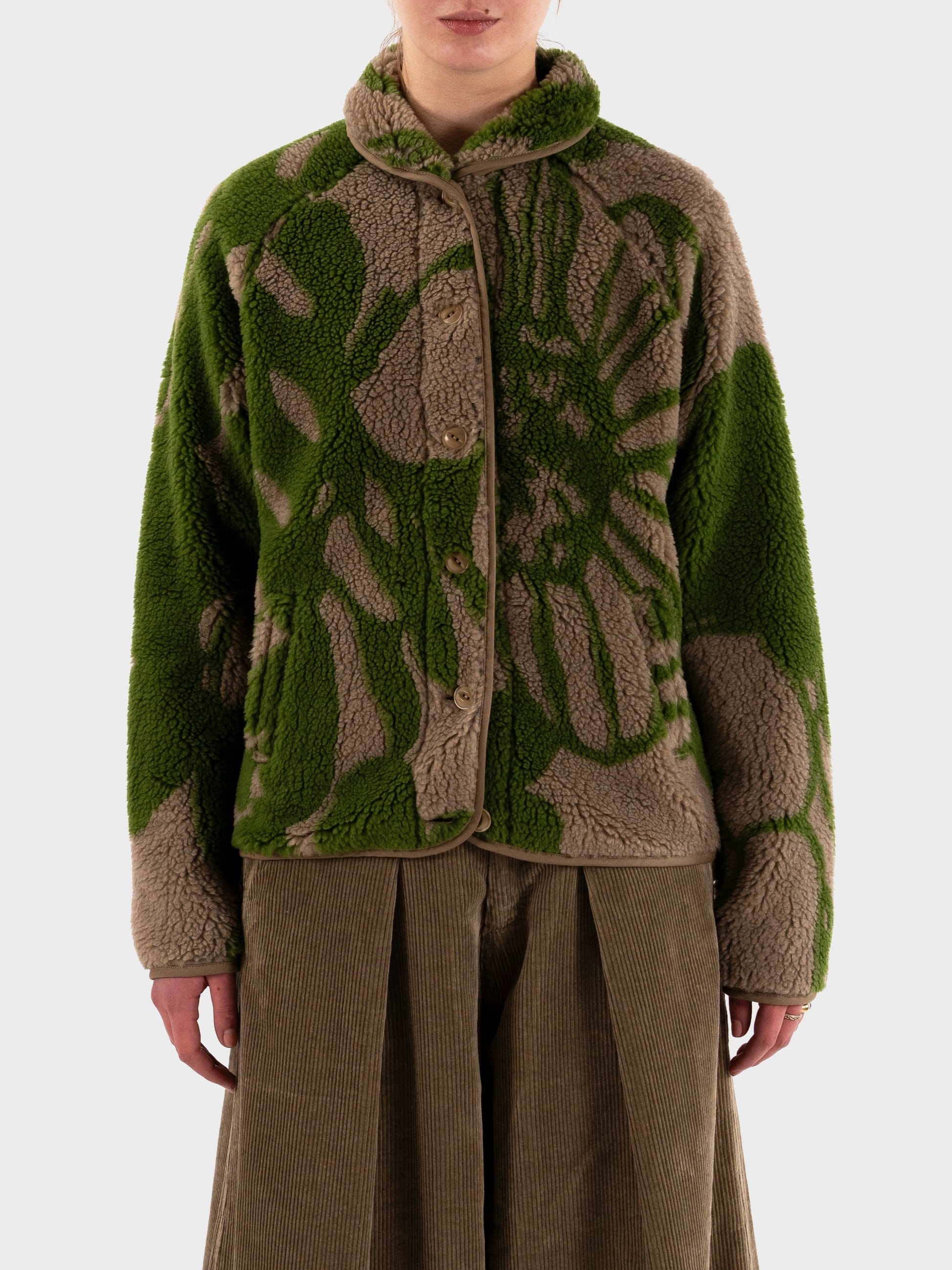 YMC Beach Jacket - Sand/Green